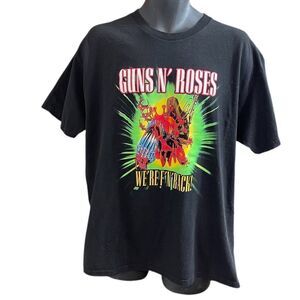 Guns & Roses 2021 Tour Black T-Shirt Size M/L See Measurements